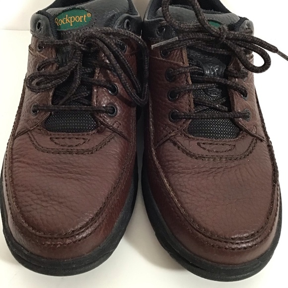 Rockport Brown Eureka Walking Leather Shoes - Picture 2 of 6